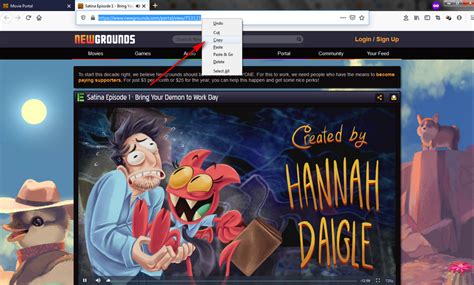Click "View" then "Page Source" if you are using the Firefox browser. . Download newgrounds video